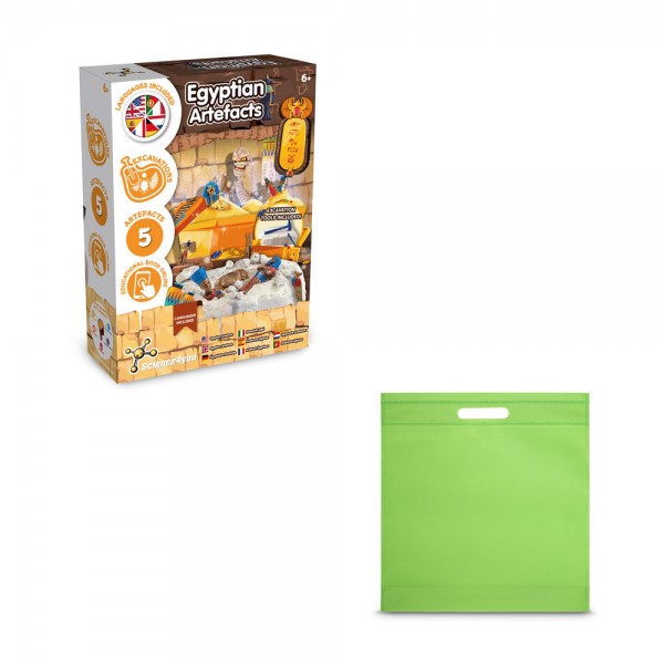 Ancient Egypt Excavation Kit IV. Gioco educativo fornito con un sacchetto regalo in tessuto non tessuto (80 g/m²)