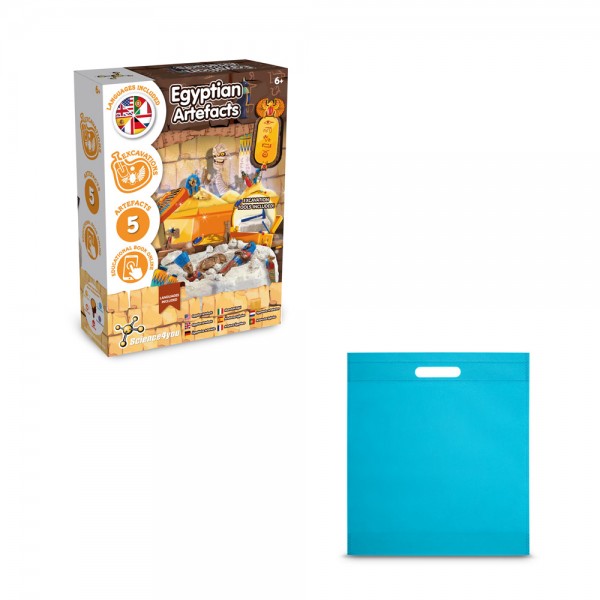 Ancient Egypt Excavation Kit IV. Gioco educativo fornito con un sacchetto regalo in tessuto non tessuto (80 g/m²)