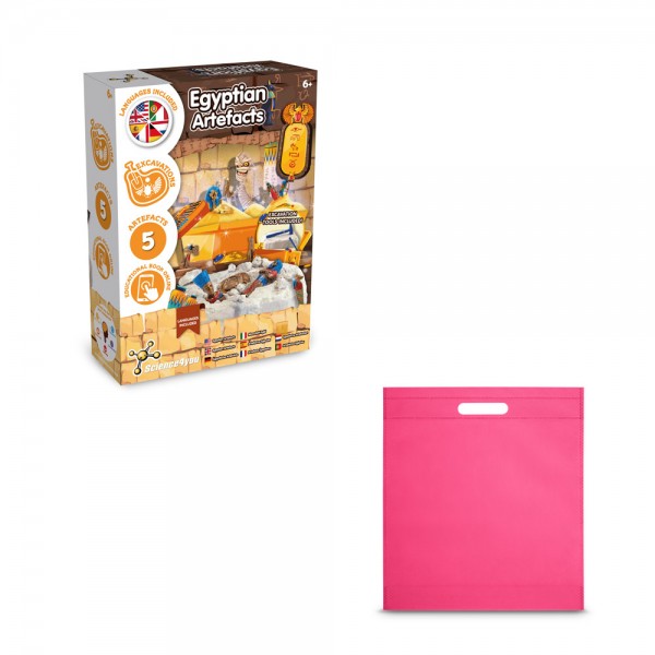 Ancient Egypt Excavation Kit IV. Gioco educativo fornito con un sacchetto regalo in tessuto non tessuto (80 g/m²)