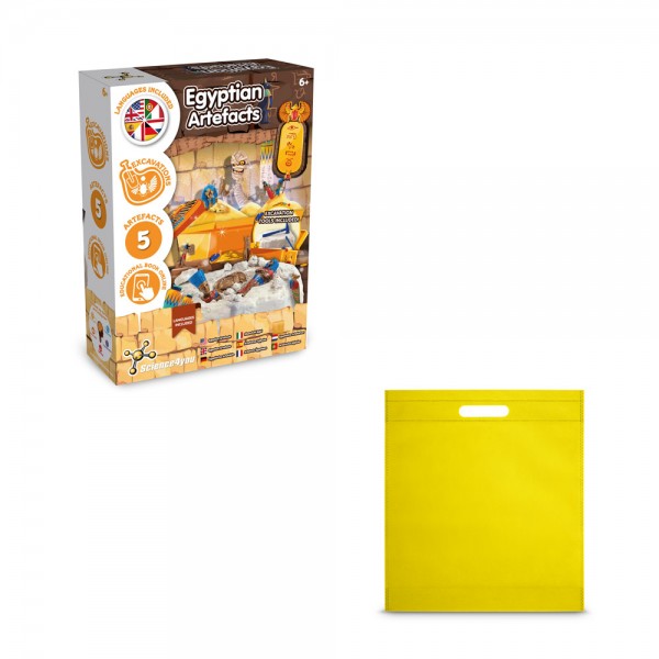 Ancient Egypt Excavation Kit IV. Gioco educativo fornito con un sacchetto regalo in tessuto non tessuto (80 g/m²)