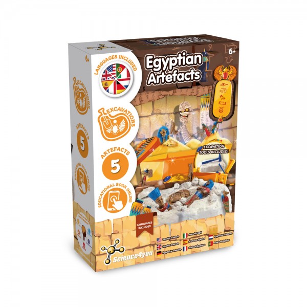 Ancient Egypt Excavation Kit V. Gioco educativo fornito con una borsa regalo pieghevole in 190T