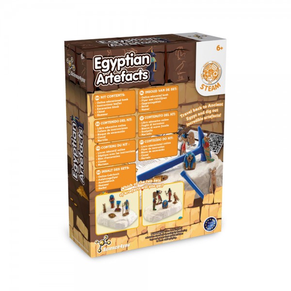 Ancient Egypt Excavation Kit V. Gioco educativo fornito con una borsa regalo pieghevole in 190T