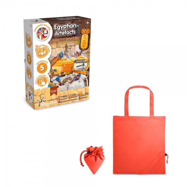 Ancient Egypt Excavation Kit V. Gioco educativo fornito con una borsa regalo pieghevole in 190T