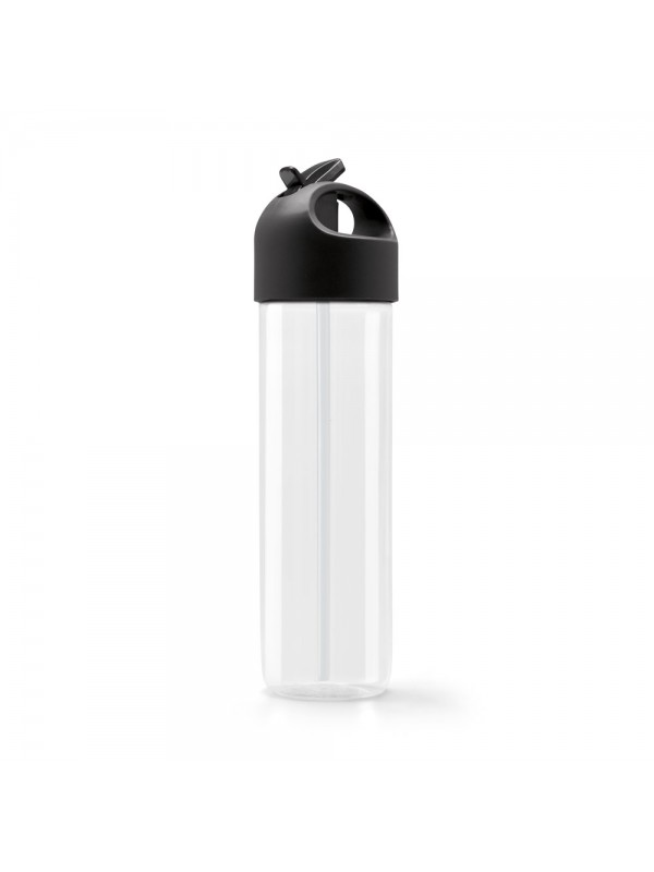CONLEY. Borraccia sportiva in PS e PE 500 mL - Nero
