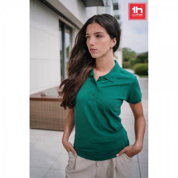 THC BERLIN WOMEN. Polo da donna - Verde scuro