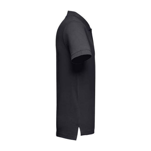 THC ADAM II. Polo da uomo in cotone a maniche corte - Nero