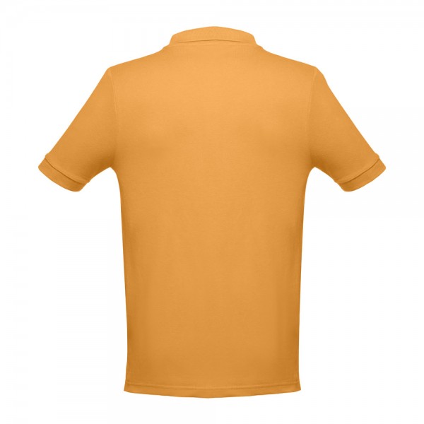 THC ADAM II. Polo da uomo in cotone a maniche corte - Giallo scuro