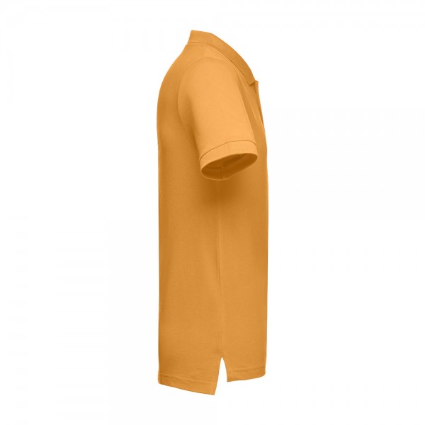THC ADAM II. Polo da uomo in cotone a maniche corte - Giallo scuro