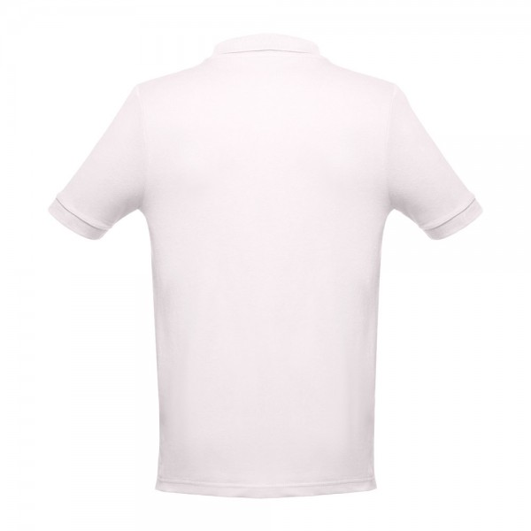 THC ADAM II. Polo da uomo in cotone a maniche corte - Rosa pastello