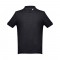 THC ADAM II. Polo da uomo in cotone a maniche corte - Rosso salmone