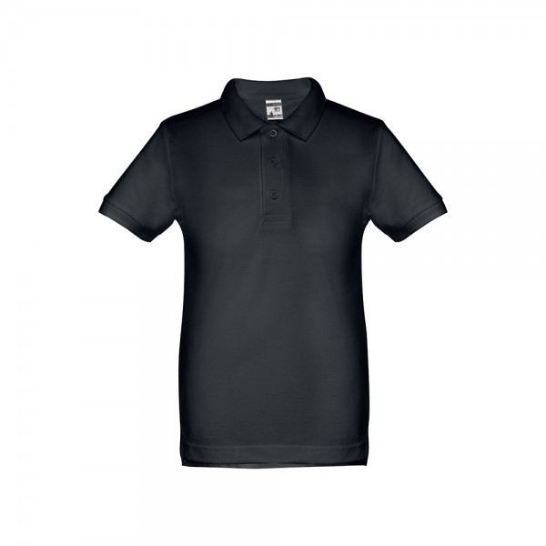 THC ADAM KIDS II. Polo in cotone a maniche corte per bambini (unisex) - Blu notte