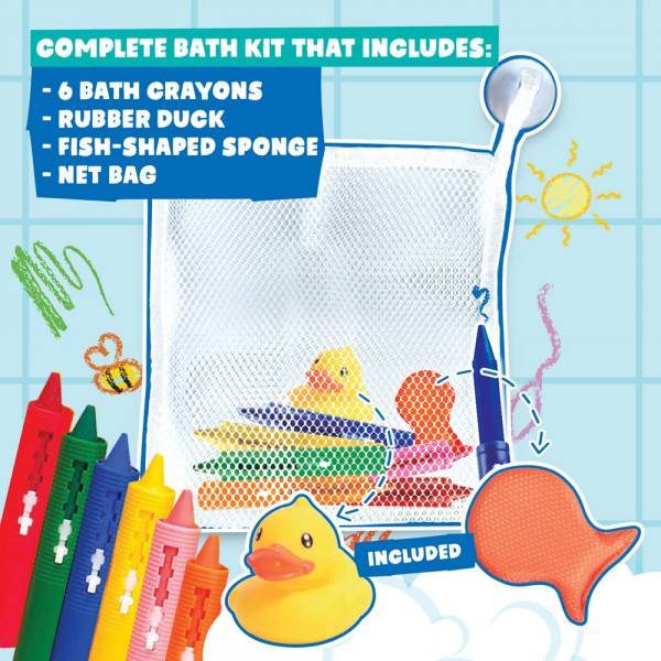 BATH CRAYONS. Giochi educativi per bambini