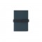 SANDERSON. Blocco note A5 in PU (riciclato al 50%) con due blocchi: pagine a righe e pagine bianche