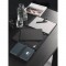 SANDERSON. Blocco note A5 in PU (riciclato al 50%) con due blocchi: pagine a righe e pagine bianche
