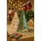 PINERY. Albero di Natale in legno da colorare, smontabile