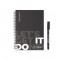 STARTER KIT INFINITEBOOK. Set composto da un "Infinitebook" con copertina rigida, 1 kit di pulizia, 1 pennarello e 1 porta pennarello