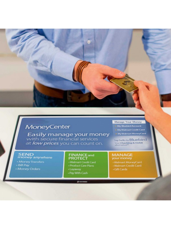 Tappetino pubblicitario da banco Tappetino pubblicitario da banco