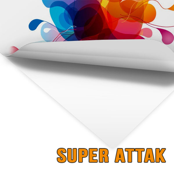 Adesivo Super Attak Plastificato