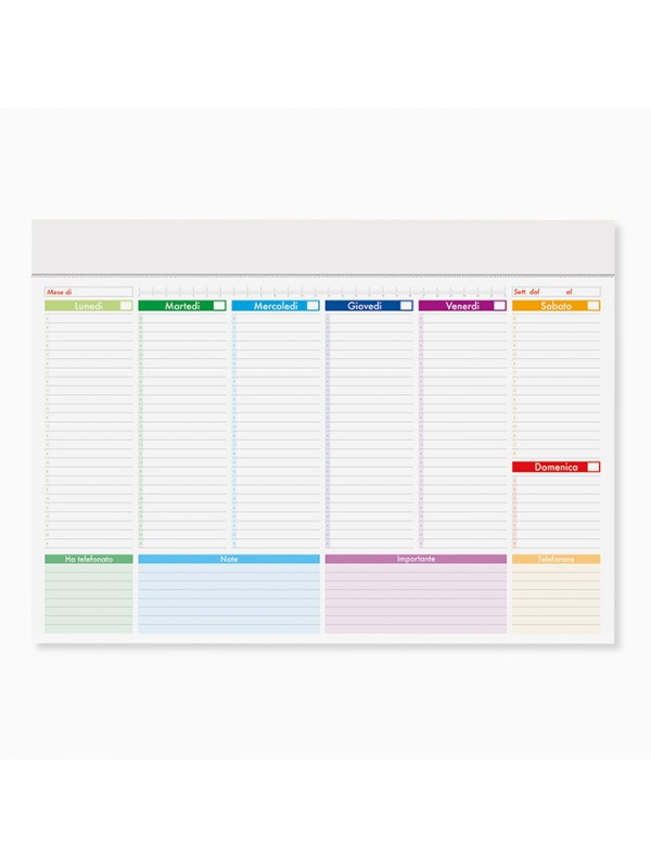 PLANNING MULTICOLOR PLANNING MULTICOLOR