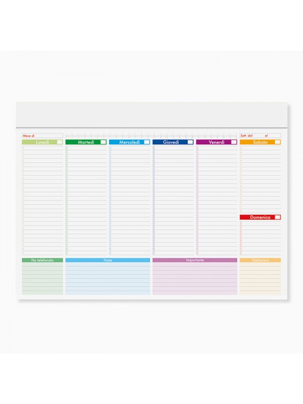 MINI PLANNING MULTICOLOR MINI PLANNING MULTICOLOR